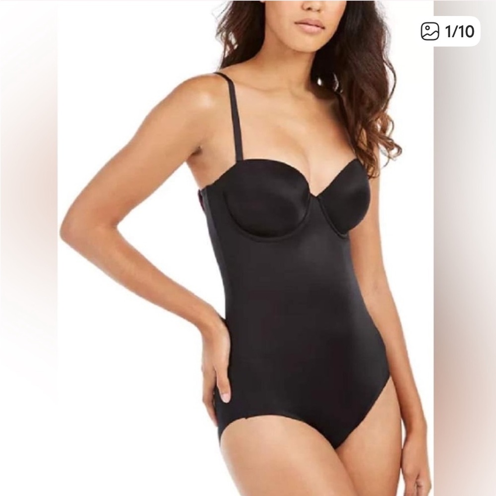 SPANX Women's SPANXshape Suit Your Fancy Strapless Cupped Brief Bodysuit